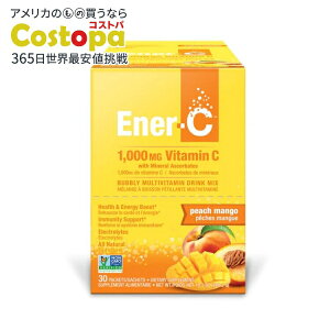 �G�iC �s�[�`�}���S�[ 30�p�b�N ENER-C Ener-C Peach Mango Packets 30 PKT �y�����񂹏��i�z