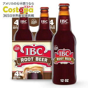 yAJEH}[gizIBC [grA KX{g 355ml 4{ IBC Root Beer Made with Sugar Glass Bottles, 12 Fl Oz, 4 Count y񂹏izy킹Ĕz