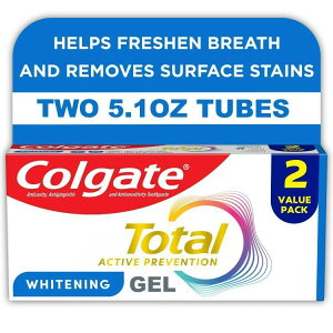 yAJEH}[gizRQ[g g[^ ANeBu vxV zCgjO WF  ~g 2pbN 5.1IX Colgate Total Active Prevention Gel Toothpaste, Mint, 2 Pack, 5.1 oz