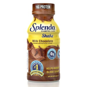 �X�v�����_ �_�C�A�x�e�B�b�N �v���e�C���V�F�C�N �~���N�`���R���[�g 237mL 6�{�Z�b�g Splenda Diabetic Protein Shakes, to Help Manage Blood Sugar, 8oz, Milk Chocolate, 6ct �y�����񂹏��i�z