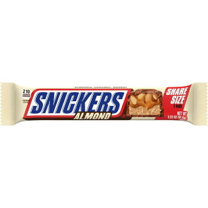 �X�j�b�J�[�Y �A�[�����h�L�����f�B �~���N�`���R���[�g�o�[ �V�F�A�T�C�Y 91.6g Snickers Almond Candy Milk Chocolate Bar, Share Size - 3.23 oz �y�����񂹏��i�z