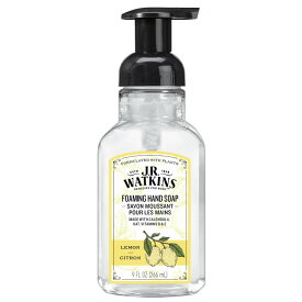 【ポイントUP★1日0時-12日9時】J.R.ワトキンス 泡ハンドソープ レモンシトラスの香り 266ml J.R. Watkins Foaming Hand Soap, Lemon, Citrus Scent, 9 fl oz 【お取り寄せ商品】