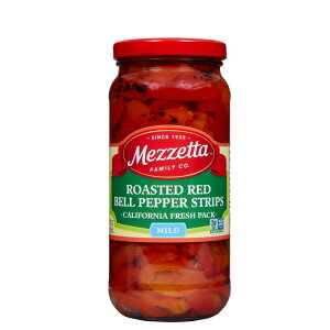 ���[�b�^ ���[�X�g�ԃs�[�}���X�g���b�v 473ml Mezzetta Roasted Red Bell Pepper Strips, 16 fl oz Jar �y�����񂹏��i�z