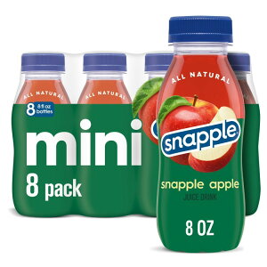 �X�i�b�v�� �A�b�v���W���[�X�h�����N 240ml �~�j�{�g�� 8�{���� Snapple Apple Juice Drink, 8 fl oz, 8 Mini Bottles �y�����񂹏��i�z