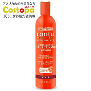 �y�|�C���gUP��2��20��-�z�J���g�D �V�A�o�^�[ ���C�X�`�����C�W���O �J�[���A�N�e�B�x�[�^�[�N���[�� �i�`�������w�A�p ��355ml Cantu Shea Butter Moisturizing Curl Activator Cream for Natural Hair, 12 oz �y��