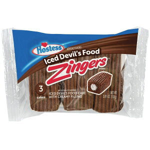 �y�|�C���gUP��2��20��-�z�z�X�e�X �f�r���Y�t�[�h �W���K�[�Y 3���� HOSTESS Devil's Food ZINGERS Single Serve, 3 Count, 3.81 oz �y�����񂹏��i�z