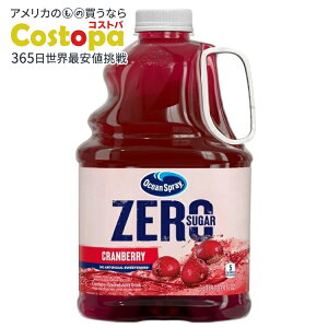 �I�[�V�����X�v���[ �[���V���K�[ �N�����x���[�W���[�X 3L �{�g�� Ocean Spray ZERO Sugar Cranberry Juice Drink, 3 Liter Bottle �y�����񂹏��i�z
