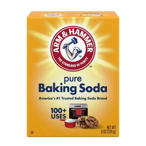 yAJEH}[gizA[Ahn}[ sAx[LO\[_ ӂ炵E|EjIC΍p 227g ARM & HAMMER Pure Baking Soda, For Baking, Cleaning & Deodorizing, 8 oz Box y񂹏