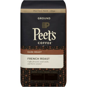 yAJEH}[gizs[cR[q[ t`[Xg ҂R[q[ 566g Peet's Coffee French Roast Ground Coffee, 20 oz y񂹏iz