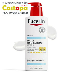 yAJEH}[giz[Z fC[nCh[V {fB[V SPF15z ێ{Ă~ 500ml Eucerin Daily Hydration Body Lotion for Dry Skin SPF 15, Moisturizer + Sunscreen 16.9 fl oz y