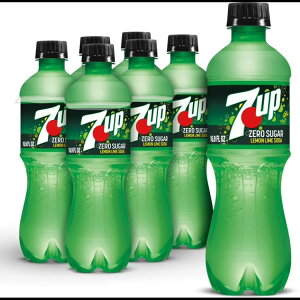 7UP �J�t�F�C���t���[ �[���V���K�[ ���������C���\�[�_�|�b�v 500ml 6�{�p�b�N 7UP Caffeine Free Zero Sugar Lemon Lime Soda Pop, 16.9 fl oz, 6 Pack Bottles �y�����񂹏��i�z