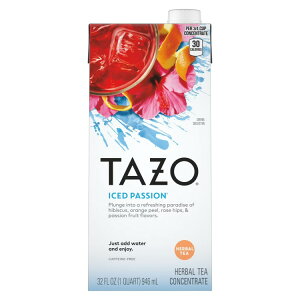 �y�|�C���gUP��2��20��-�z�^�] �A�C�X�p�b�V���� �n�[�u�e�B�[�Z�k�t 946ml TAZO Iced Passion, Herbal Tea Concentrate, 32 oz Carton �y�����񂹏��i�z