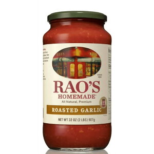���I�Y �z�[�����C�h ���[�X�g�K�[���b�N �p�X�^�\�[�X �ᓜ���E�P�g�Ή� ��907g Rao's Homemade Roasted Garlic Pasta Sauce, Keto Friendly, Low Carb 32 oz �y�����񂹏��i�z