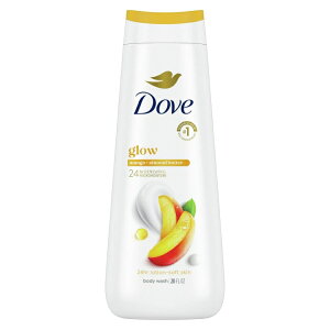 yAJEH}[giz_ O[CO WFg {fBEHbV tH[EB }S[A[ho^[ 567ml Dove Glowing Gentle Body Wash for Women Mango & Almond Butter, 20 oz y