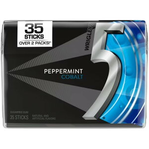 yAJEH}[gizt@CuK yp[~g Rog VK[t[K 35{ 5 Gum Peppermint Cobalt Sugar Free Gum, 35-Stick Pack y񂹏iz