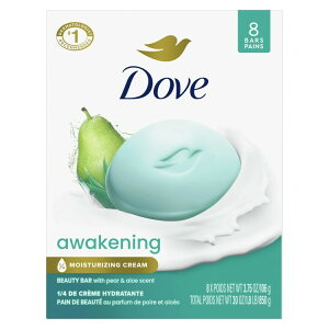 yAJEH}[giz_ r[eB[ o[\[v AEFCNjO yAAG 106g 8 Dove Beauty Bar Soap Awakening Pear & Aloe 3.75 oz 8 Bars y񂹏izy킹Ĕz