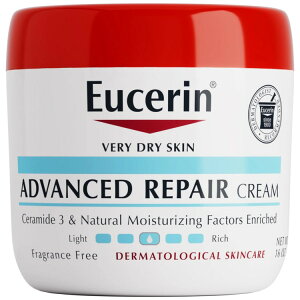 yAJEH}[giz[Z AhoXyA {fBN[ p 48ԕێ  454g Eucerin Advanced Repair Body Cream for Very Dry Skin, 48-Hour Moisturizer, 16 oz y񂹏iz
