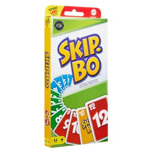 �X�L�b�v�{�[ �J�[�h�Q�[�� ���������ԂɃv���C 2�`6�l�p �t�@�~���[���� Skip-Bo Card Game for Kids, Adults & Game Night, Play Numbers in Order, 2 to 6 Players �y�����񂹏��i�z