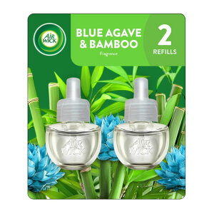 yAJEH}[gizGAEBbN vOC IC tOX tBiu[AKxou[̍j2Zbg Air Wick Plug-In Scented Oil Air Freshener Warmer Refills, Blue Agave and Bambo