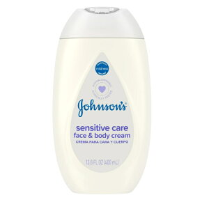 yAJEH}[gizW\ ZVeBuPA xr[N[[V E炾p  400mL Johnson's Sensitive Care Face & Body Baby Lotion Cream, Lightly Scented, 400mL y񂹏i