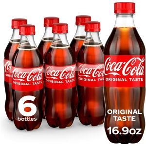 �R�J�E�R�[�� �N���V�b�N�\�[�_�|�b�v 500ml 6�p�b�N Coca-Cola Classic Soda Pop, 16.9 fl oz Bottles, 6 Pack �y�����񂹏��i�z