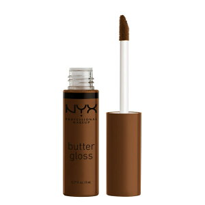 NYX�v���t�F�b�V���i�����C�N�A�b�v �o�^�[�O���X �m���X�e�B�b�N���b�v�O���X �L���������g NYX Professional Makeup Butter Gloss, Non-Sticky Lip Gloss, Caramelt �y�����񂹏��i�z