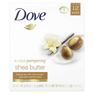 yAJEH}[giz_ r[eB[o[ oX\[v sA[ ppO VAo^[ 106g 12 Dove Beauty Bar Bath Soap Purely Pampering Shea Butter 3.75 oz 12 Bars y񂹏izy
