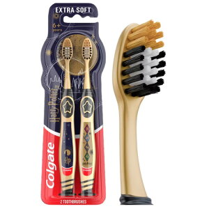[�����]�R���Q�[�g �n���[ �|�b�^�[ �L�b�Y�p ���u���V �G�N�X�g���\�t�g Colgate Harry Potter Manual Kids Toothbrush Pack, Extra Soft, 2 Pack �y�����񂹏��i�z