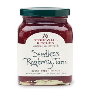 yAJEH}[gizXg[EH[Lb` V[hXYx[W 354g Stonewall Kitchen Seedless Raspberry Jam, 12.5 oz. Jar y񂹏iz