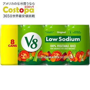 yő2000~OFFN[|zyAJEH}[gizV8 igE IWi 100% ؃W[X 5.5 tʃIX 8  V8 Low Sodium Original 100% Vegetable Juice, 5.5 fl oz Can, 8 Count y