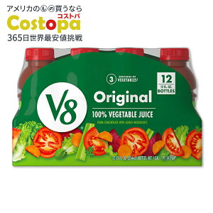 yő2000~OFFN[|zyAJEH}[gizV8 IWi 100% ؃W[X 12 tʃIX{g 12  V8 Original 100% Vegetable Juice, 12 fl oz Bottle, 12 Count y񂹏izy킹