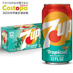 7UP �g���s�J�� �J�t�F�C���t���[ ���������C�� �}���S�[�s�[�` �\�[�_�|�b�v 12 �t�ʃI���X 12 �ʃp�b�N 7UP Tropical Caffeine Free Lemon Lime Mango Peach Soda Pop, 12 fl oz, 12 Pack Cans �y�����񂹏��i�z�y��