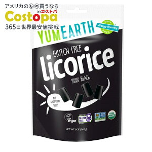 yő2000~OFFN[|zyAJEH}[gizA[X I[KjbN ubNRX Oet[ 142g obO YumEarth Organic Black Licorice, Gluten Free, 5 oz Bag y񂹏izy