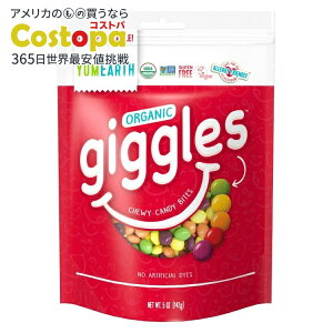 yő2000~OFFN[|zyAJEH}[gizA[X I[KjbN MOY A\[gt[o[ `[C[LfB 142g YumEarth Organic Giggles, Assorted Flavor Chewy Candy, Gluten Free 5 oz