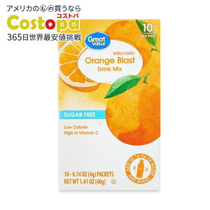 yAJEH}[gPBzO[go[ VK[t[ IW A[[CY hN~bNX 4g 10 Great Value Sugar-Free Orange Early Rise Drink Mix, 0.14 oz, 10 Ct y񂹏iz