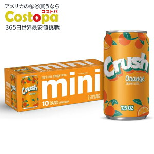 �y�A�����J�E�H���}�[�g�i�z�N���b�V�� �J�t�F�C���t���[ �I�����W�\�[�_�|�b�v 7.5 �t�ʃI���X �~�j�� 10 �p�b�N Crush Caffeine Free Orange Soda Pop, 7.5 fl oz, 10 Pack Mini Cans �y�����񂹏��i�z�y��