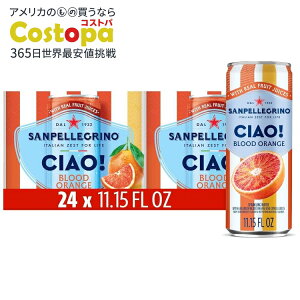 �y�A�����J�E�H���}�[�g�i�z�T���y���O���m �`���I�I�[���V���K�[ �u���b�h�I�����W �X�p�[�N�����O�E�H�[�^�[ �e11.15�t�ʃI���X 24�� Sanpellegrino Ciao! Zero Sugar, Blood Orange Sparkling Water, 11.15 fl o