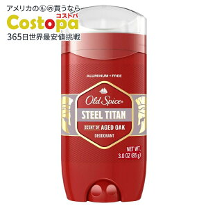 yAJEH}[gizI[hXpCX A~jEt[ \bh Y fIhg XeBbN XeB[^C^ 3.0IX Old Spice Aluminum Free Solid Men's Deodorant Stick Steel Titan 3