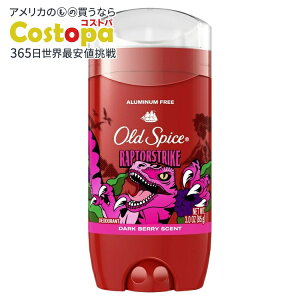 【アメリカウォルマート品】オールドスパイス アルミニウムフリー メンズデオドラントスティック ラプターストライク 3オンス Old Spice Aluminum Free Men's Deodorant Invisible Solid Stick Raptorstrike 3oz 【