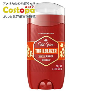【最大2000円OFFクーポン】【アメリカウォルマート品】オールドスパイス メンズ デオドラント アルミニウムフリー トレイルブレイザー 3.0オンス Old Spice Men's Deodorant Aluminum Free Trailblazer 3.0oz