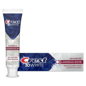 yAJEH}[gizNXg  3D zCg AhoXO}XzCg93g Crest 3D White Advanced Glamorous White Whitening Toothpaste, 3.3 ozy񂹏izy킹Ĕz