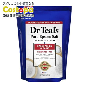 yő2000~OFFN[|zyAJEH}[gizhN^[eB[Y sAGv\\g\[N Zs[eBbN  2.72kg Dr Teal's Pure Epsom Salt Soak Therapeutic Fragrance Free 2.72kg y