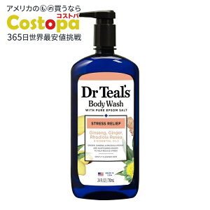 yAJEH}[gizhN^[eB[Y XgX[t {fBEHbV WW[ WZ fBI[Az 24tʃIX Dr Teal's Stress Relief Body Wash with Ginger Ginseng & Rhodi