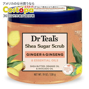 yAJEH}[gizhN^[eB[Y VA VK[ {fBXNu I lQ GbZV ICz 19 IX Dr Teal's Shea Sugar Body Scrub with Ginger Ginseng & Essential Oil 19 oz 