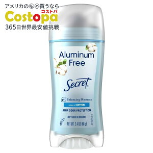 yXߋő勉MAX4000~OFFN[|zyAJEH}[gizV[Nbg A~jEt[ pfIhg \bh Rbg 2.4IX Secret Aluminum Free Women's Deodorant Solid Cotton