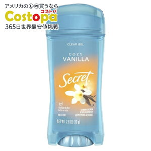 yAJEH}[gizV[Nbg tbV NAWF fIhg p Sn悢oj̍ 2.6IX Secret Fresh Clear Gel Antiperspirant Deodorant for Women Cozy Vanilla Scent 2.6 oz y
