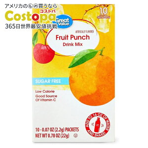yAJEH}[gPBzO[go[ t[cp` hN~bNX 2.2g 10 Great Value Fruit Punch Drink Mix, 0.78 Oz, 10 Count y񂹏izy킹Ĕz