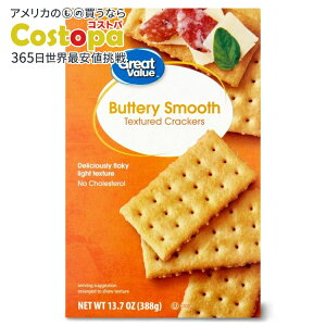 �y�A�����J�E�H���}�[�gPB�z�O���[�g�o�����[ �o�^�[�����X���[�X�N���u�N���b�J�[ 388g Great Value Buttery Smooth Club Crackers, 13.7 oz �y�����񂹏��i�z�y���킹�Ĕ��������z