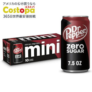 �y�A�����J�E�H���}�[�g�i�z�h�N�^�[�y�b�p�[ �[���V���K�[ �\�[�_�|�b�v 222ml 7.5 floz 10�ʃp�b�N Dr Pepper Zero Sugar Soda Pop, 7.5 fl oz, 10 Pack Cans �y�����񂹏��i�z�y���킹�Ĕ��������z