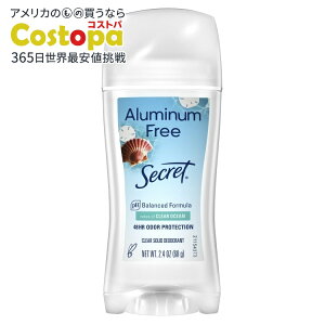 yő2000~OFFN[|zyAJEH}[gizV[Nbg A~jEt[ NA\bh NAI[VZg 2.4IX Secret Aluminum Free Clear Solid Clear Ocean Scent 2.4oz y